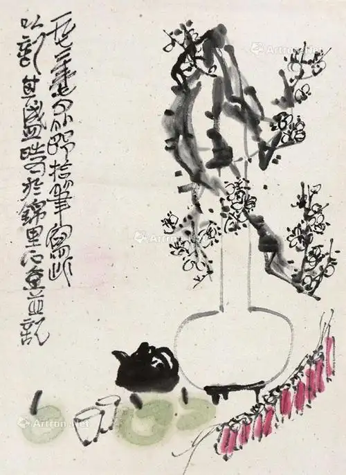 石壶 花卉_2017首届(赢在中国)艺术品拍卖会_浙江