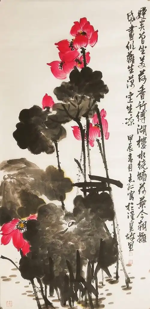 刘志红大写意花鸟画作品收藏价值解析