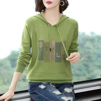 牧灵春秋中年妇女女薄款卫衣4050岁人时尚衣服式款妈妈新款上衣宽松