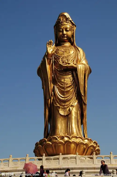 普陀观音像图片