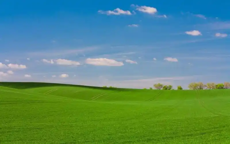 欣赏小清新优美的大自然草原风光,高清壁纸,风景图片-回车桌面