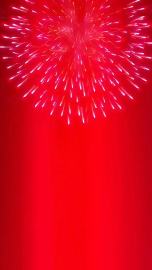 微信微商招募红色烟花背景