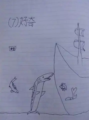 虎鲨简笔画虎鲨简笔画图片大全