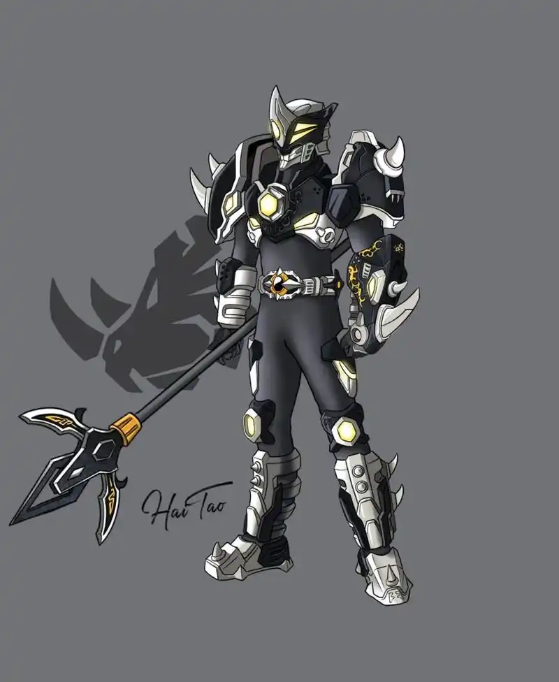 铠甲勇士-黑犀侠    滋润掩藏但发出狂啸的力量 召唤水之黑犀铠甲