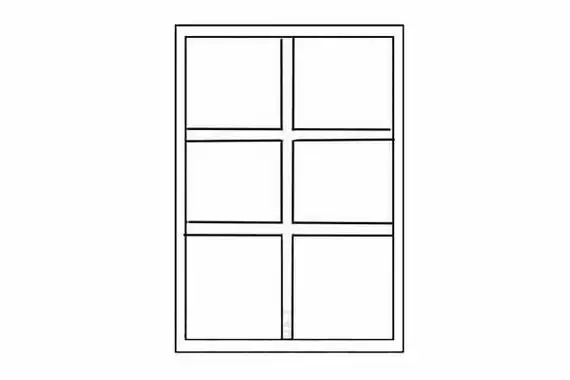 窗户简笔画怎么画