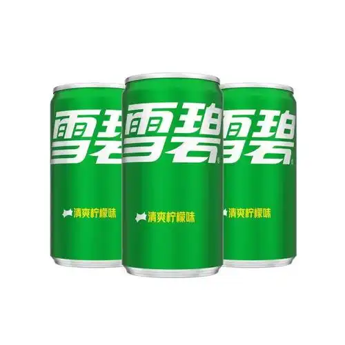 雪碧330ml6罐装整箱24罐香港柠檬味复古玻璃瓶碳酸饮料汽水