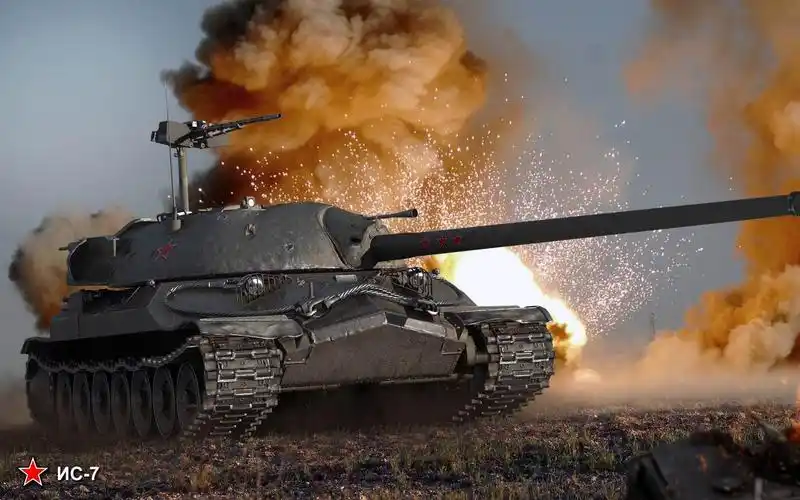 活动作品坦克世界强袭流is7一往无前冲锋陷阵