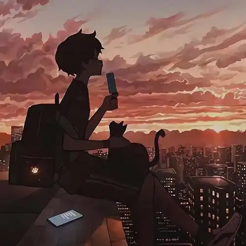 落日余晖动漫情头