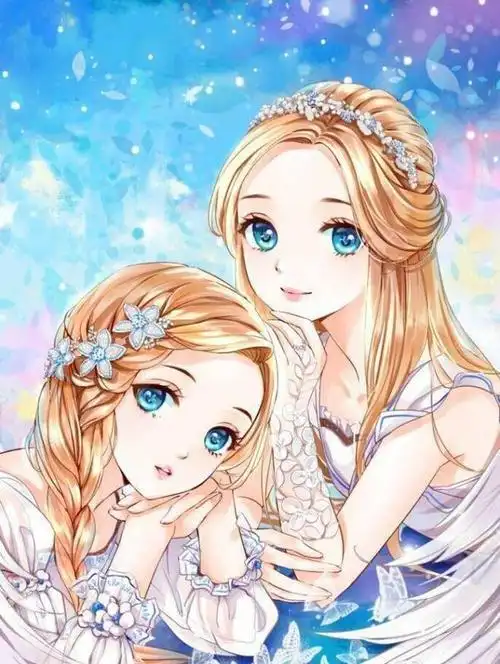 闺蜜姐妹花手绘来袭 一直在一起是我们最好的模样