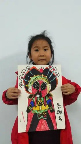 祥和艺术培训中心#11.23美术大班作品展示《变脸》