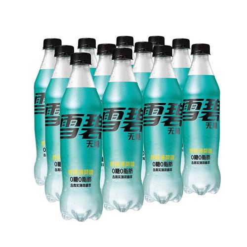 hywlkj雪碧柠檬薄荷味 汽水 碳酸饮料 500ml*12瓶 l*12瓶