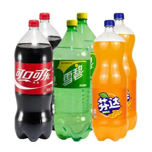 可口可乐芬达雪碧大瓶2升大桶组合装整箱饮品碳酸饮料怀旧汽水
