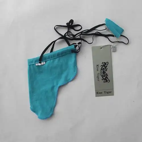 男士丁丁套防遗精内裤青春生理期裸睡大象鼻子套分离纯棉防兴奋